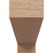 Ekena Millwork 4"W x 24"D x 8"H Thin Clemmons Rough Cedar Woodgrain TimberThane Corbel, Primed Tan CORUR04X24X08CLERCPR - alternate 5